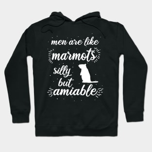 lustiger Murmeltier Spruch Männer Frauen Hoodie